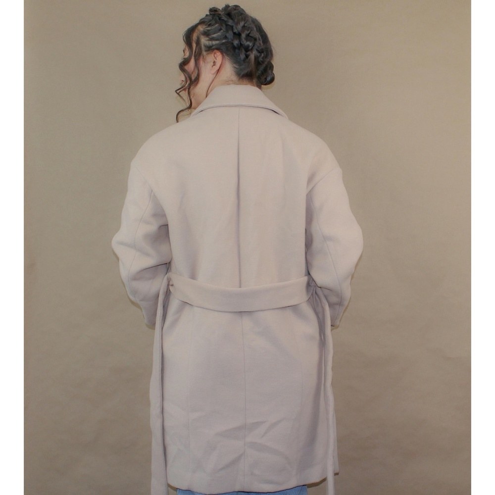 elizabeth and james cream sash peacoat - Picture 3 of 7